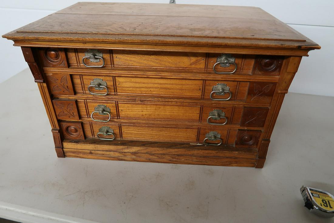 Willamatic Spool Cabinet: 25" X 16" X 14"- Original Stencils