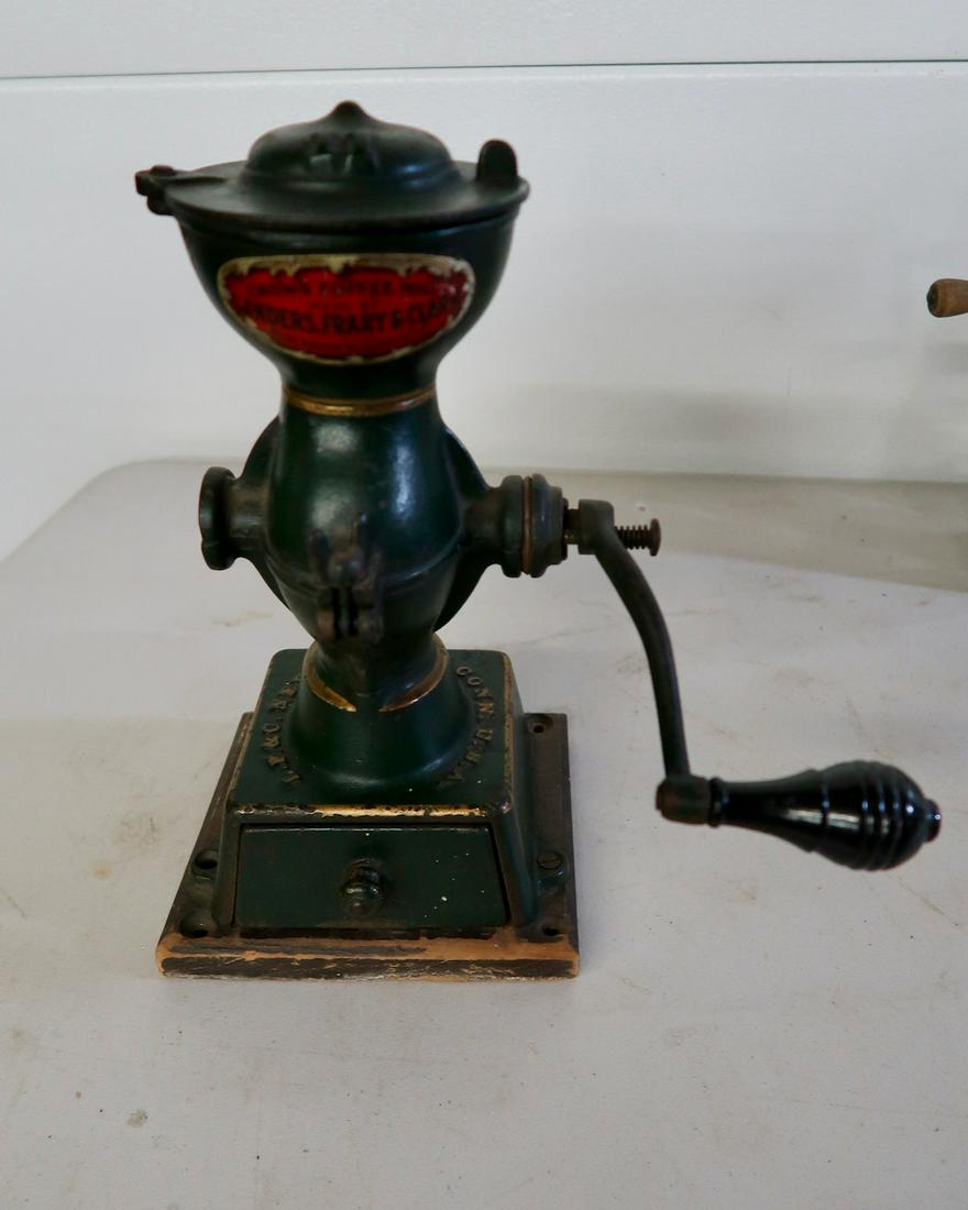 Lander's Fairy & Clark No. 11 Coffee Mill: 12" Tall X 7 Square
