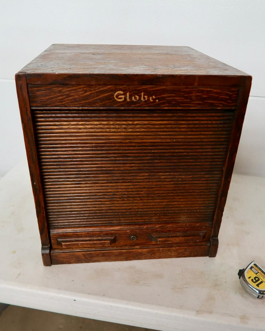 Countertop Globe 4 Drawer Rollup Folding Cabinet: 16" X 16" Square