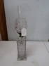 Square Pressed Glass Kerosene Lamp w/original shade