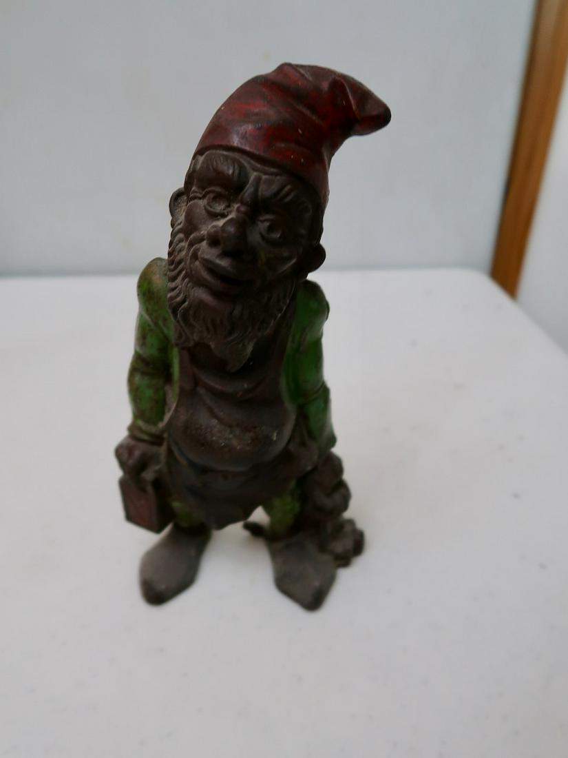 Cast Iron Gnome Doorstop (1 of 2)