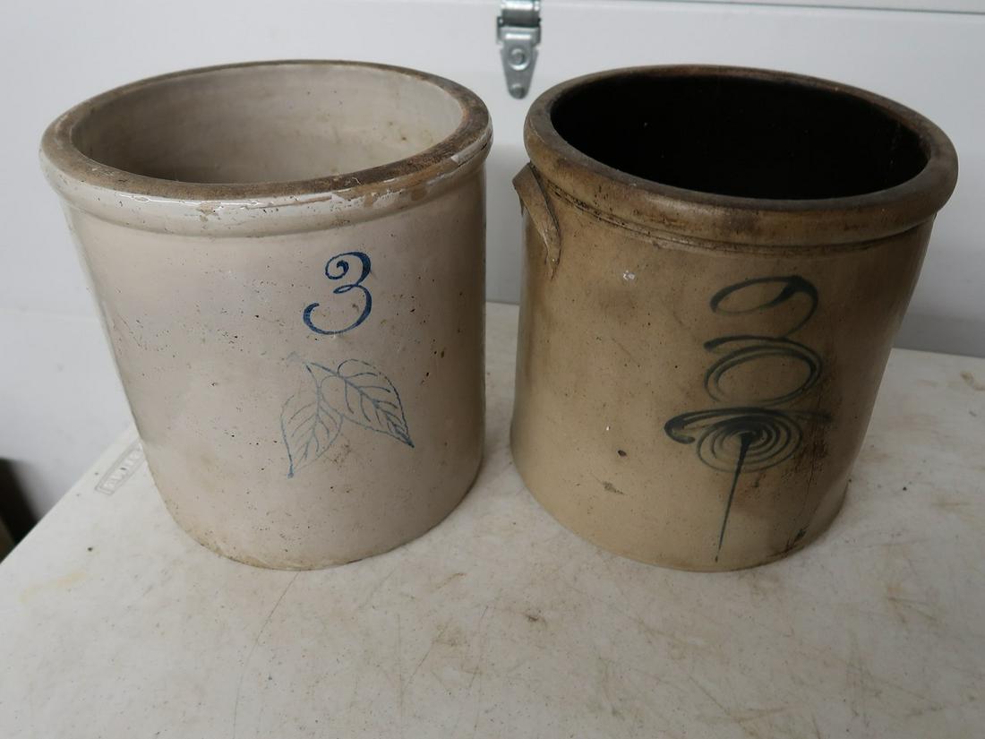 Two 3 Gallon Redwing Crocks (1 of 4)