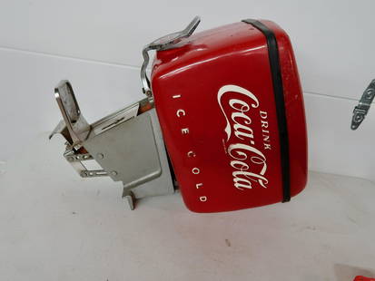 Drink Coca Cola Fountain Dispenser Tin Case: 24" x 18" x 10"