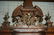 116: Fabulous Decorated Oak and Brass German Wall Clock - 4