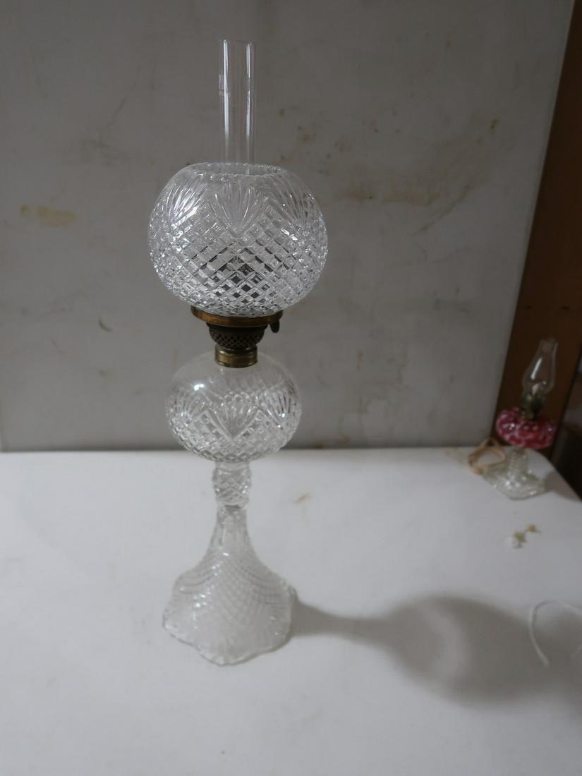 Tall Clear Glass Kerosene Lamp (Original Globe) (1 of 3)
