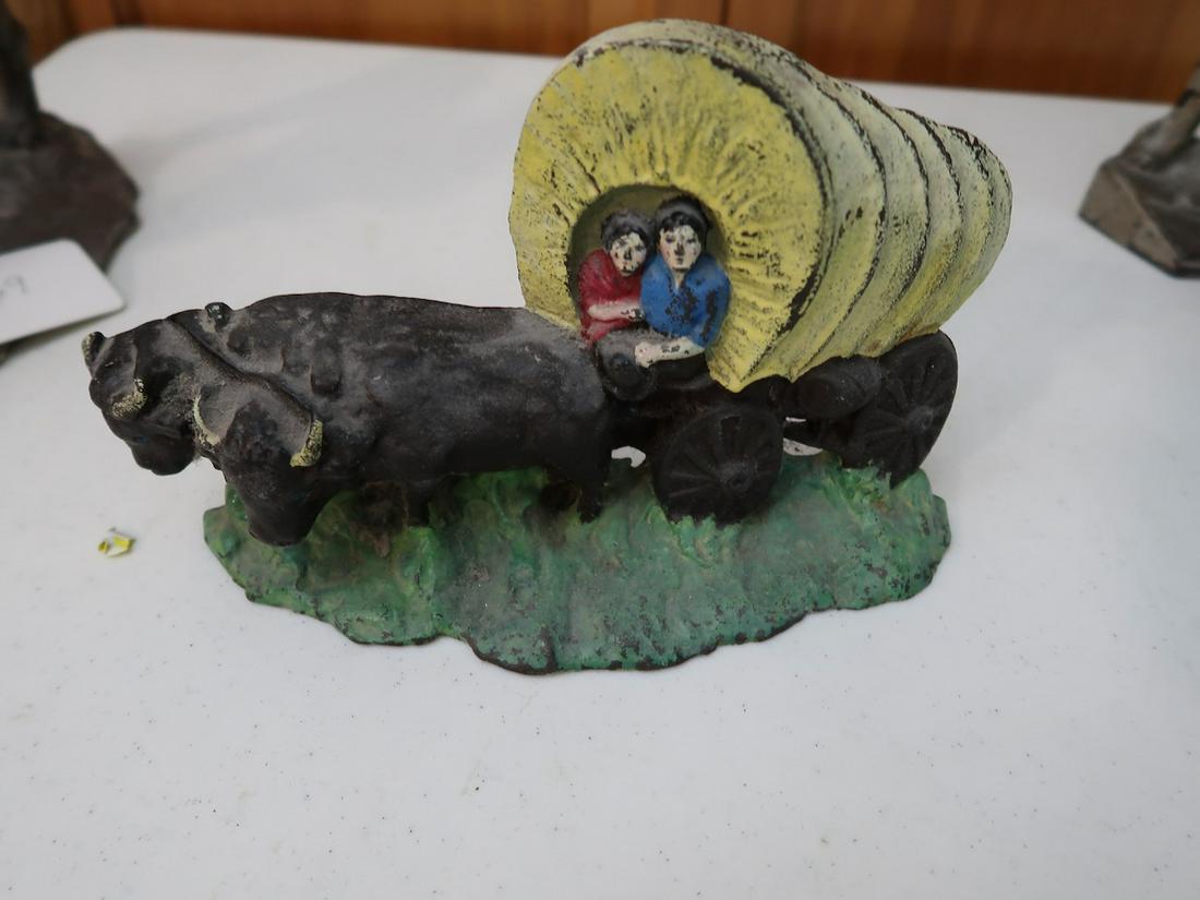 Cast Iron Western Door Stop: 6.5" Tall x 10" Long