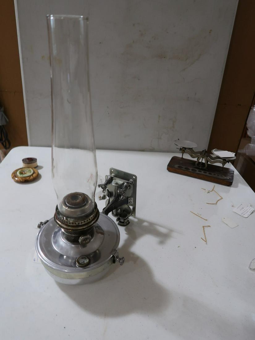 Aladdin Wall Hanging Bracket Lamp (w/ Bracket & Chimney) (1 of 1)