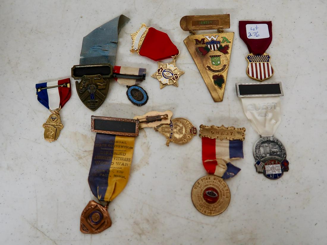 10 Enameled Badges (1 of 3)