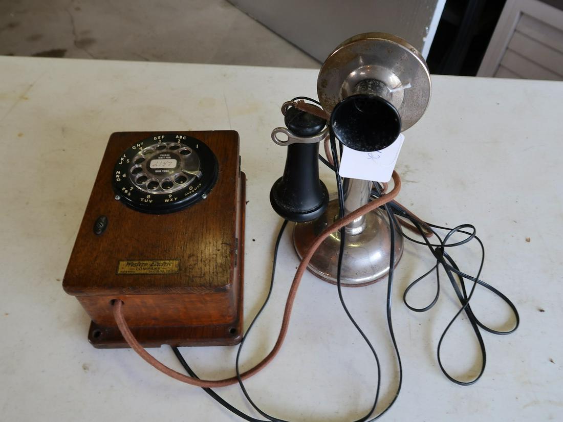 Western Electric Candlestick Phone (patented 1889) Auction