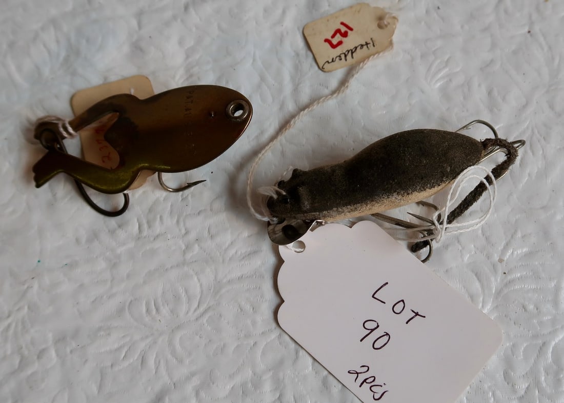 Hedon Spoony Frog & Mouse Fishing Lures: Largest: 3"