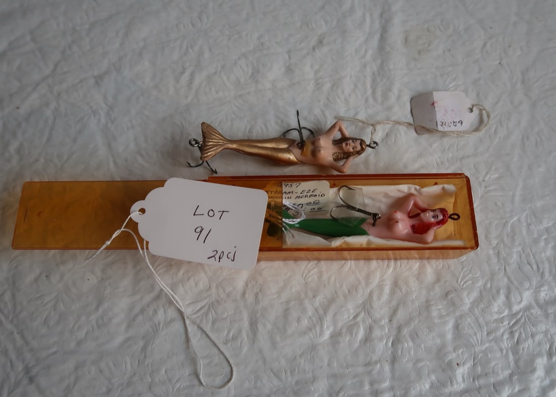 2 Stream Easy E Virgin Mermaid Lures: 4.5" Long