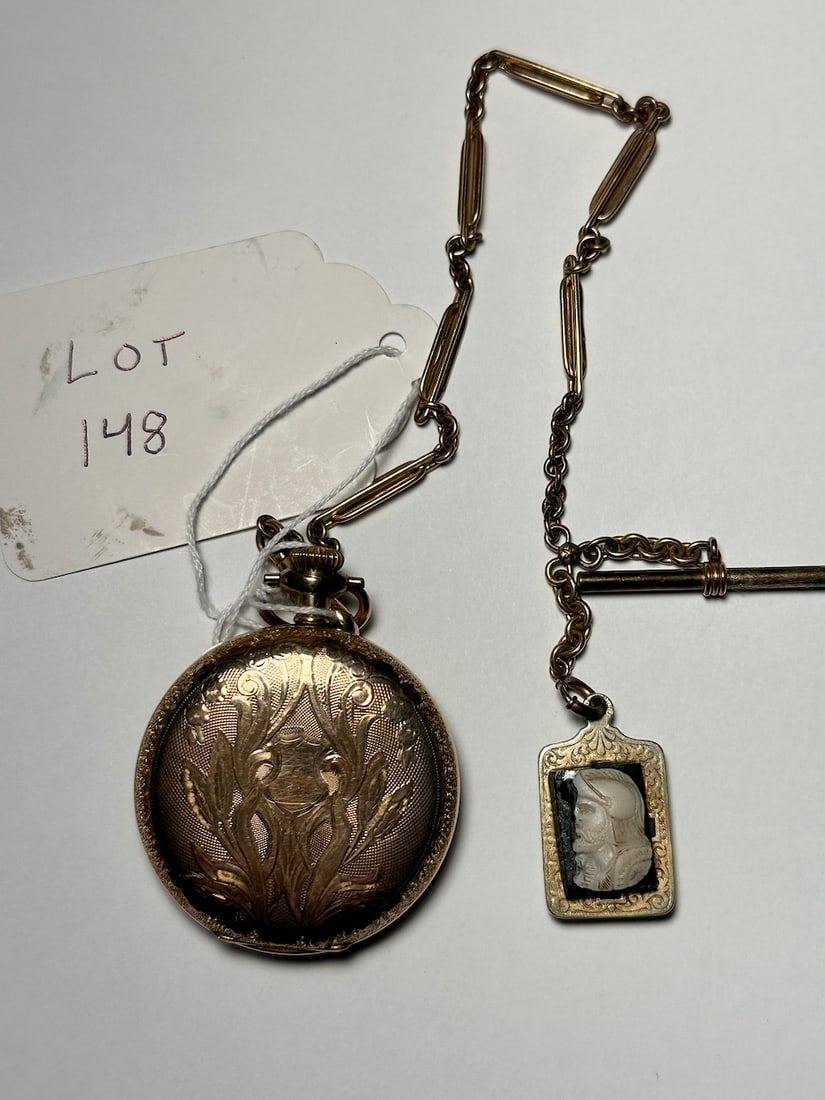 Elgin 14K Gold Hunter's Case Pocket Watch (1 of 4)