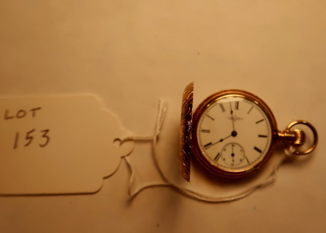 Elgin 14k Gold Hunter's Case Pocket Watch (1 of 4)