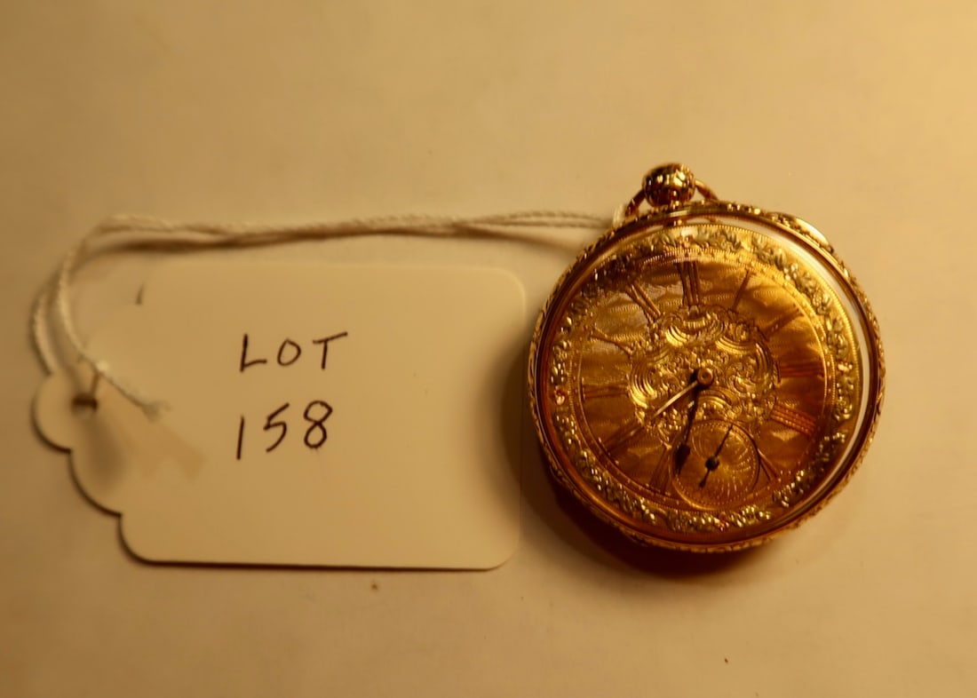 S.I. Tobias 18K Gold Open Faced Pocket Watch (Dated: 1836) (1 of 4)