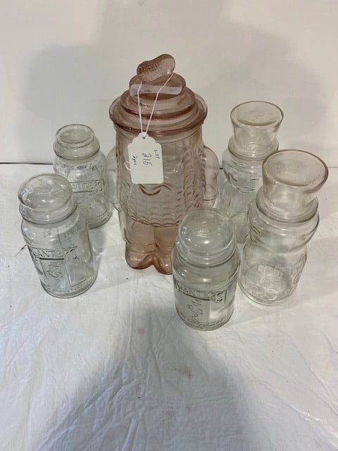 1 Planters Peanut Jar: 13" Tall x 7" Round