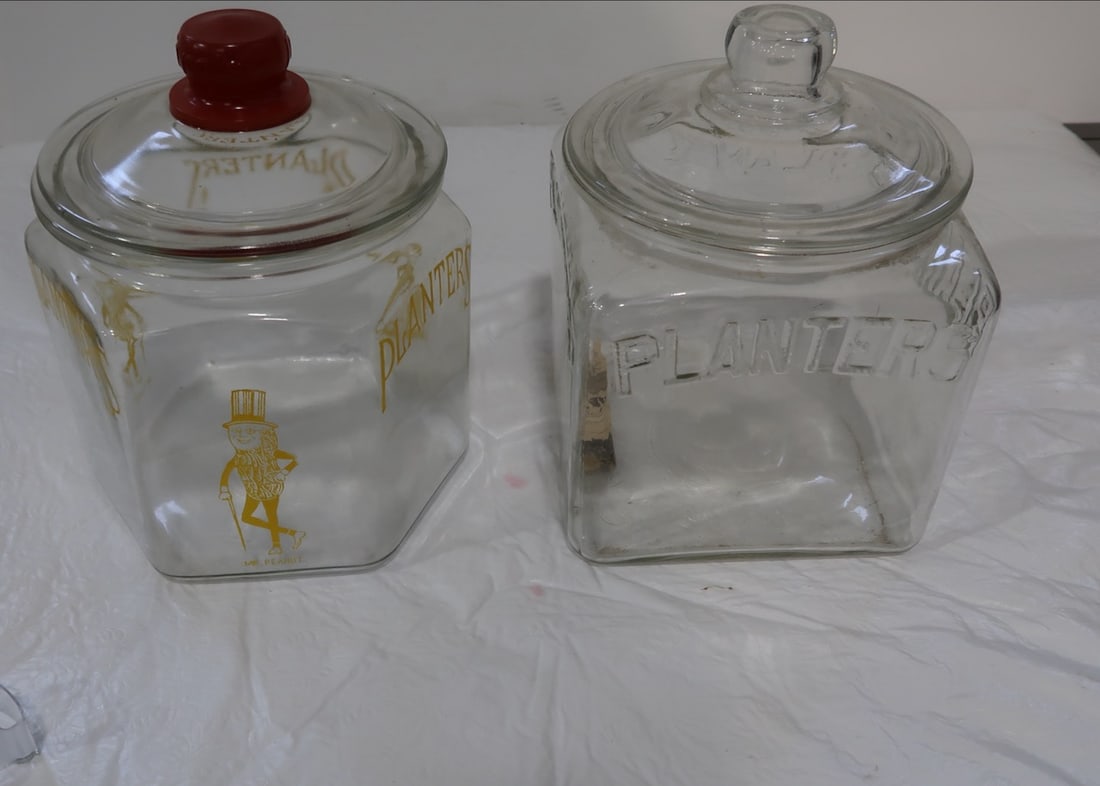 2 Planters Peanut Jars (1 of 3)