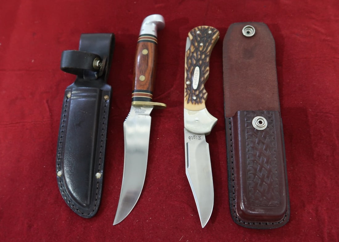 1 Rigid & 1 Western Bowie Knife (1 of 3)