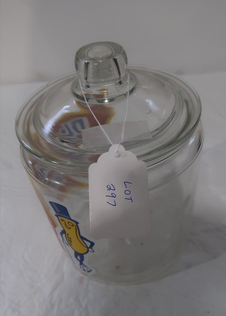 Planters Peanut Jar: 10" T x 7" Round