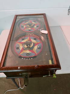 Five Star Final Countertop Pinball Machine: 9" Tall X 32" Long X 17" Wide