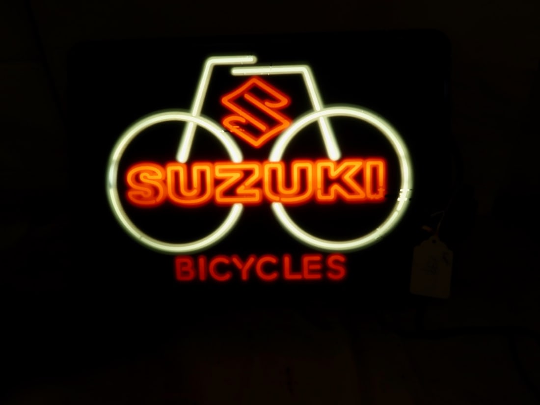 Suzuki Bicycle's Light Up Sign (1 of 3)