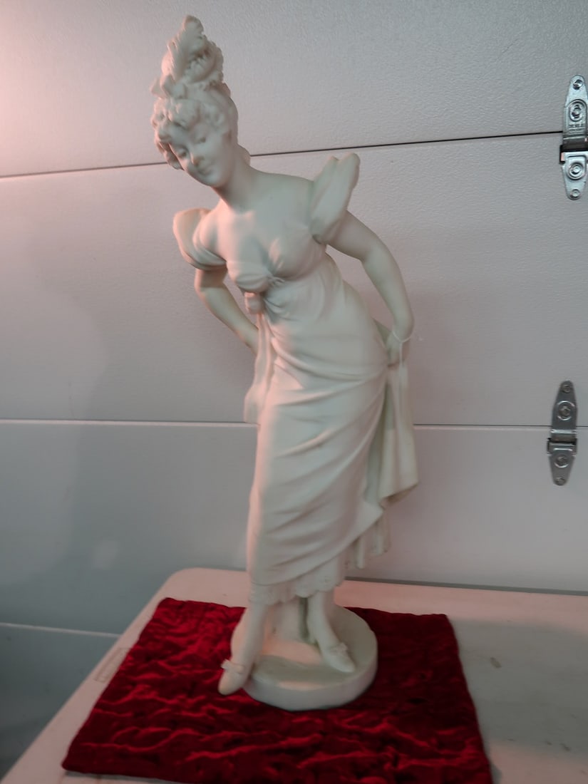 Victorian Marble Statue (Signed A Piazza Carrara) (1 of 5)