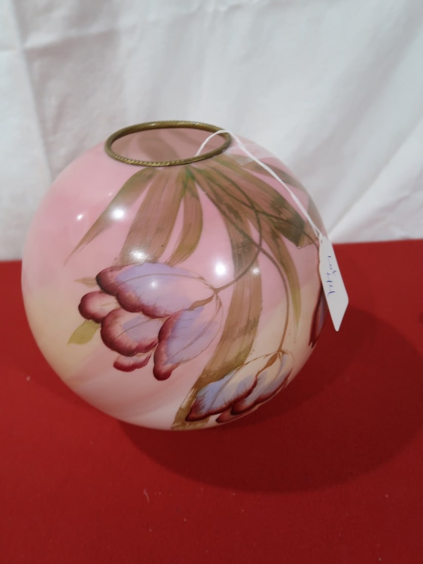 Hand Painted Ball Shade (1 of 2)