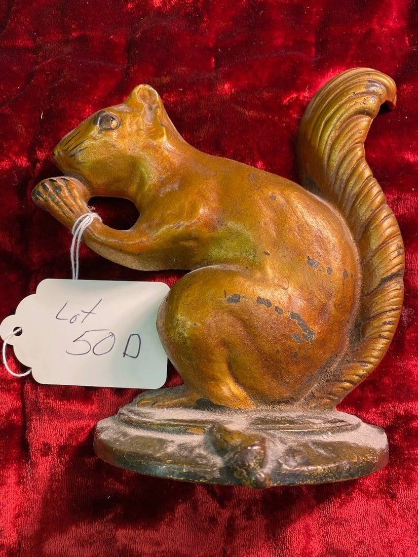 Cast Iron Squirrel Door Stop (1 of 2)