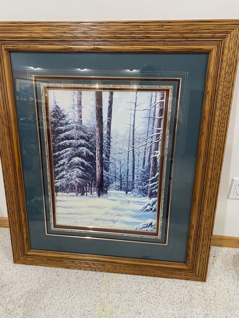 Professionally Framed Print (Signed Lena Alston Casey) (1 of 3)
