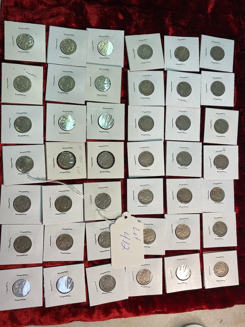 42 Buffalo Nickels (1 of 3)