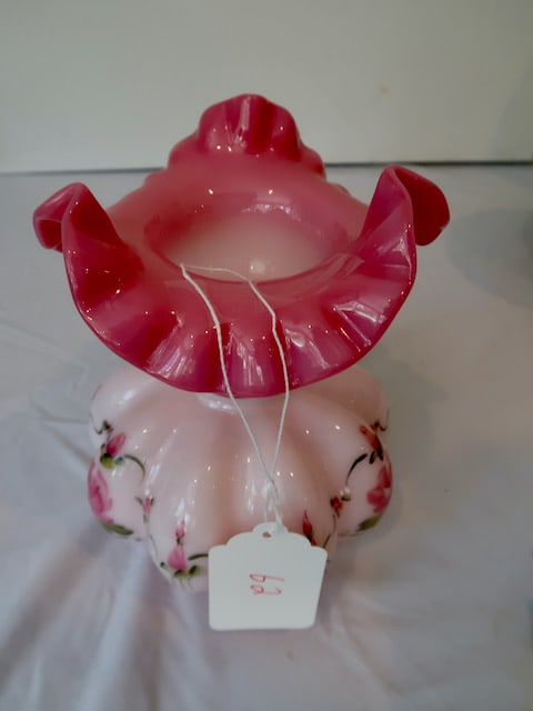 Large Signed Fenton Collector's Vase (1 of 3)
