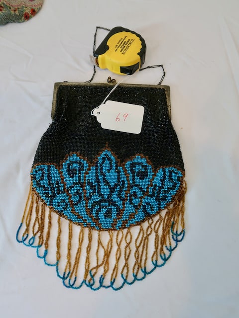 Large Beaded Victorian Bag (1 of 1)
