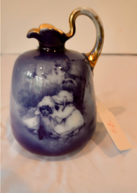 Royal Bayreuth Handled Pitcher (1 of 3)