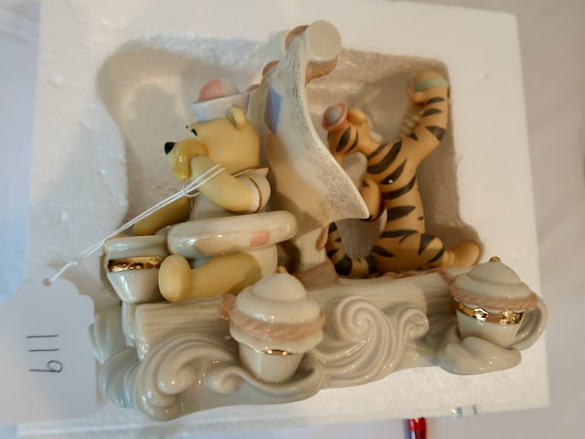 Disney Pirates of Honey Island Winnie the Pooh & Tiger - Lenox Collection in Original Box (1 of 4)