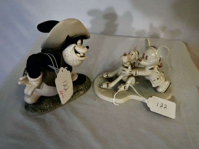 Disney Ornary Outlaw and Mickey & Pluto Skaters - Lenox Collection in Original Box (1 of 3)