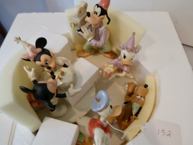 Large Disney Mickey's "Surprise Party" Figurine - Lenox Collection (1 of 3)