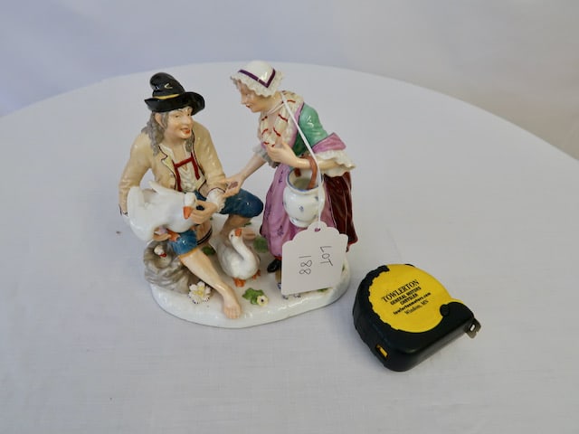 Dresden Double Figure Farm Statue (1 of 4)