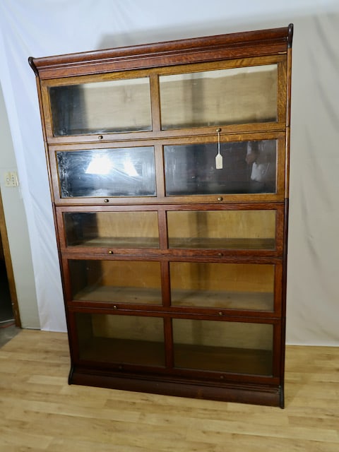 Large 5 High Double Wide Gunn Stacking Book Case (1 of 4)