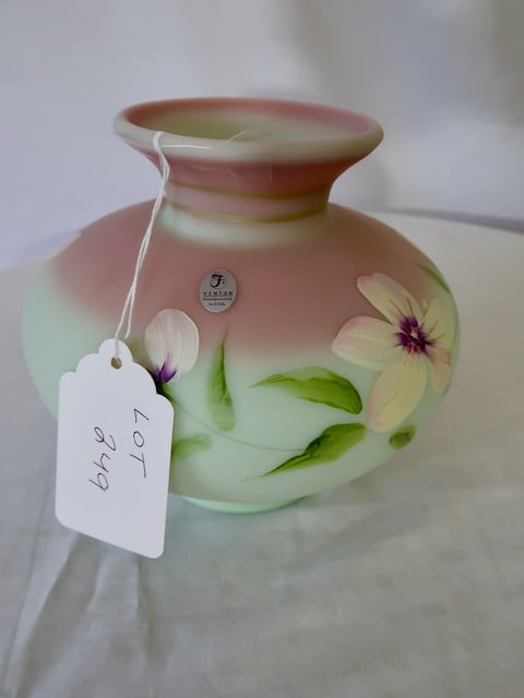 Large Signed Fenton Vase (1 of 3)