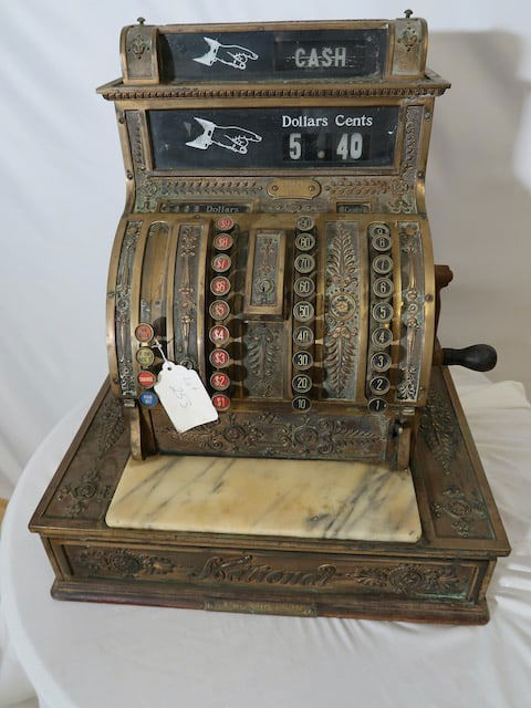 Large National Cash Register - Model #420 (1 of 3)