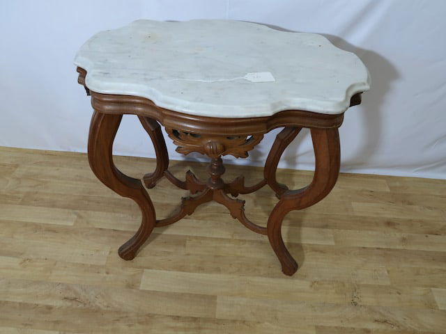 Victorian Marble Turtle Top Table (1 of 3)