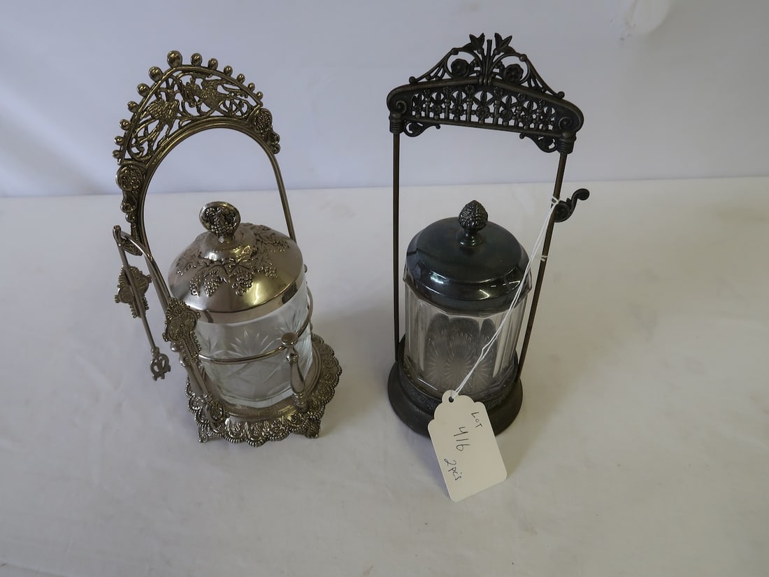 2 Victorian Pickle Casters (1 of 3)