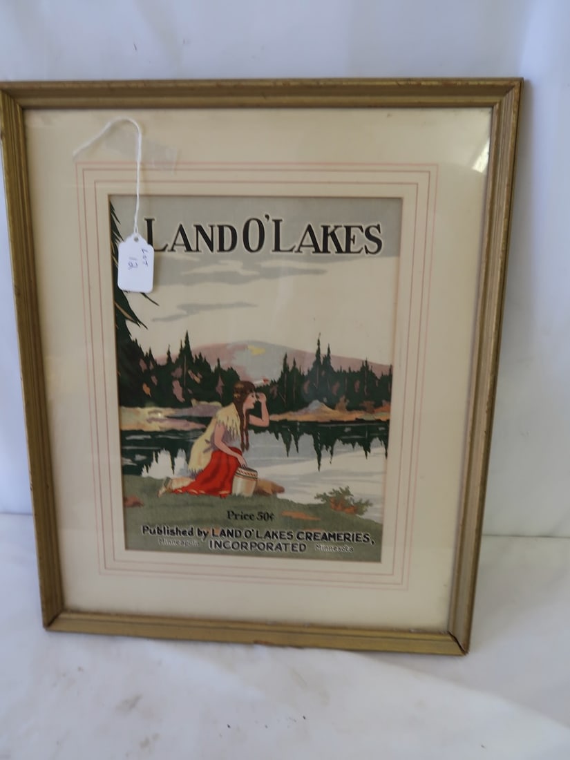 Land O' Lakes Advertising Framed Print (1 of 3)