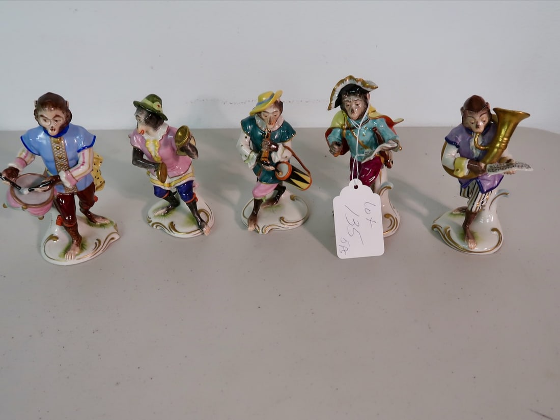 Five Pieces Miessen or Dresden Monkey Band (1 of 5)