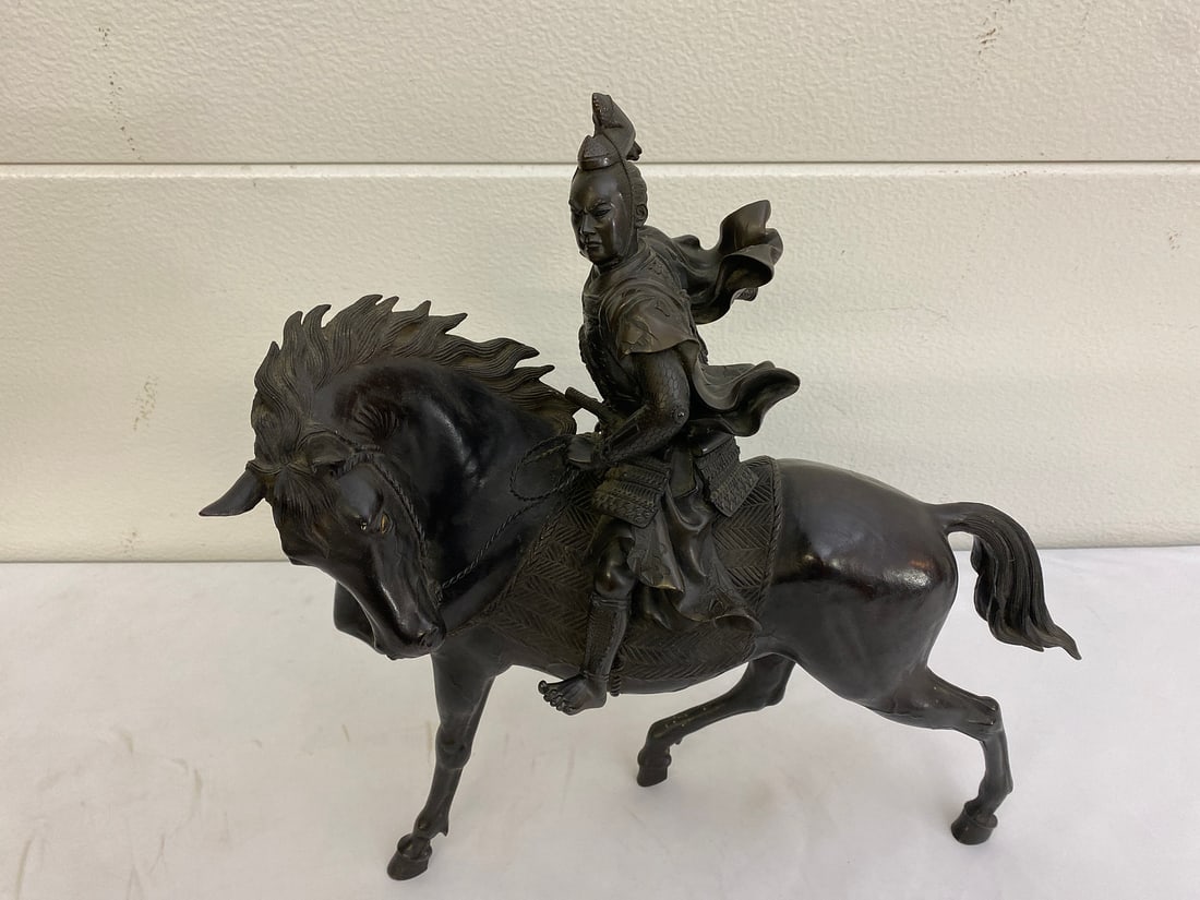 Bronze Warrior on Horseback Statue (1 of 6)