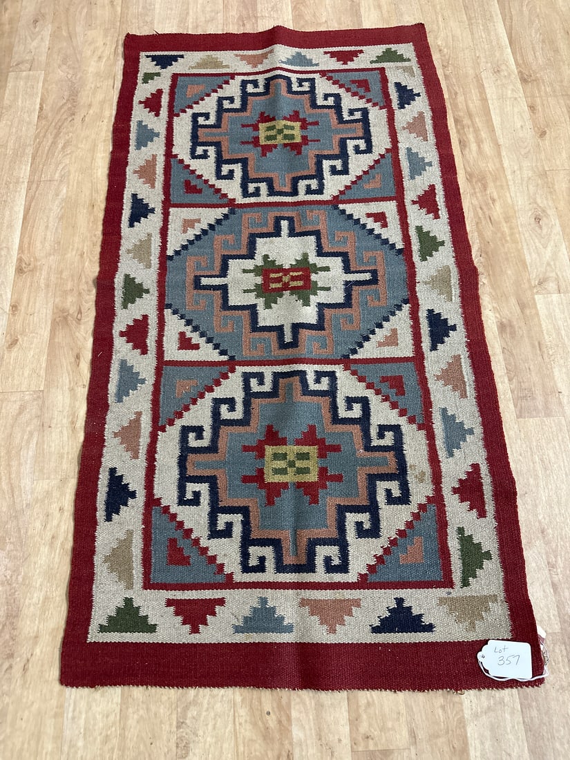 Handwoven Navajo Wool Rug (1 of 6)