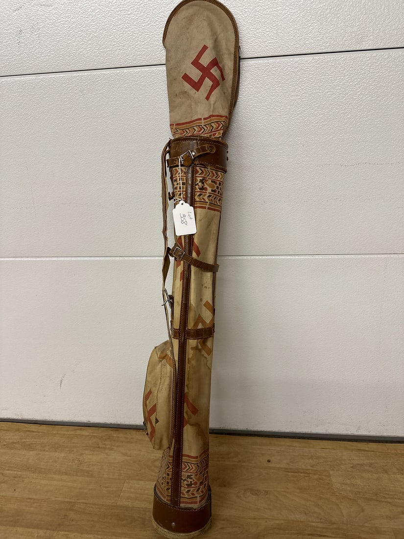 Vintage Canvas Golf Bag, Native Design (1 of 4)