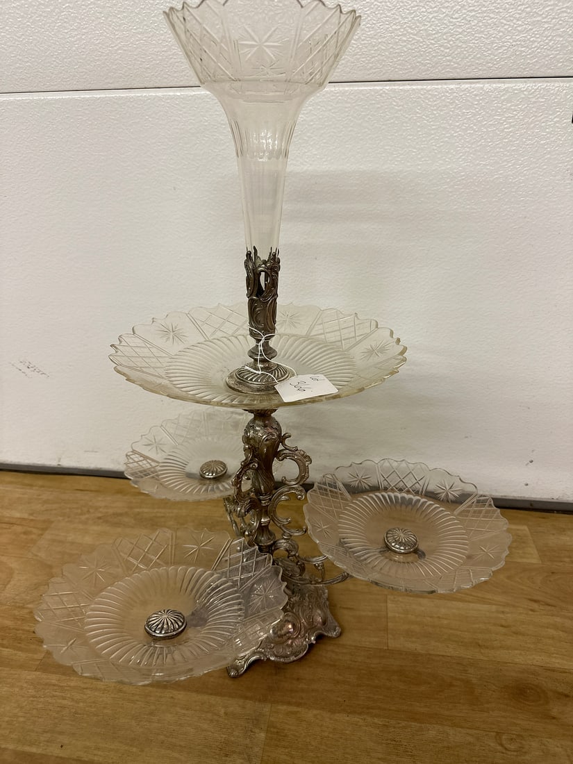 Antique Victorian Epergne Centerpiece (1 of 5)