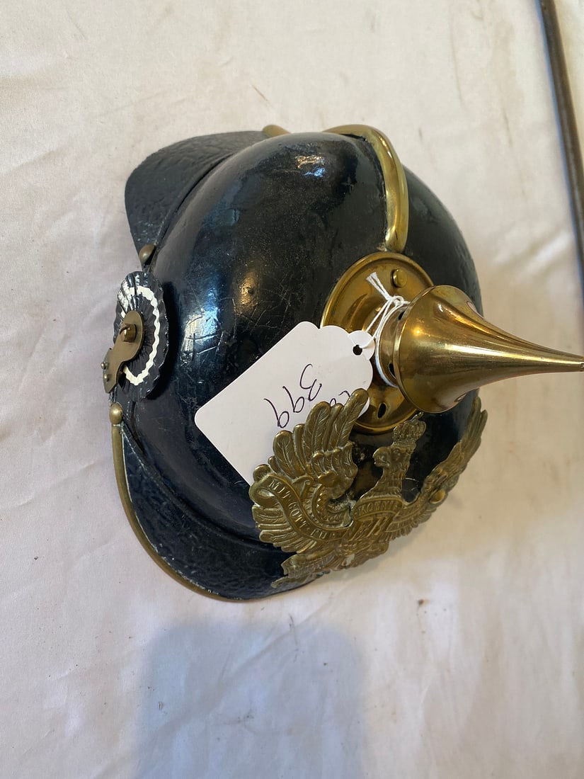 Antique German Pickelhaube Helmet (1 of 4)