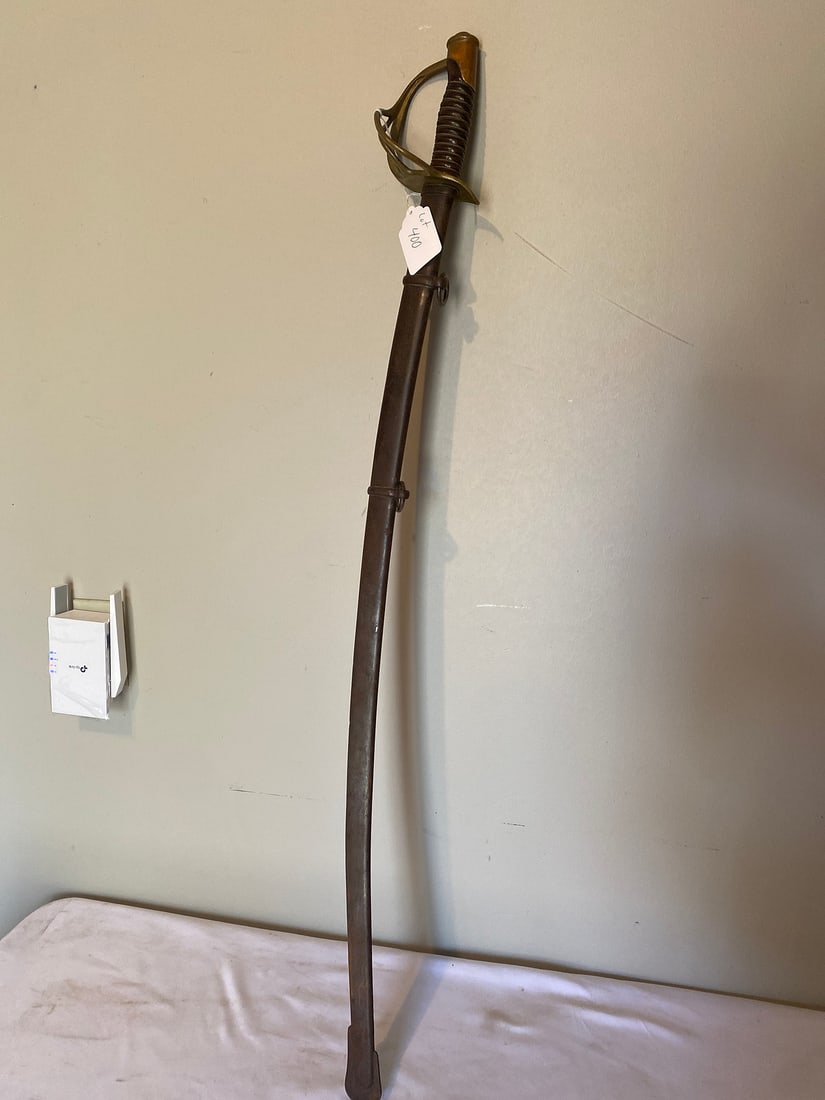 Antique Cavalry Saber w/ Scabbard (1 of 3)