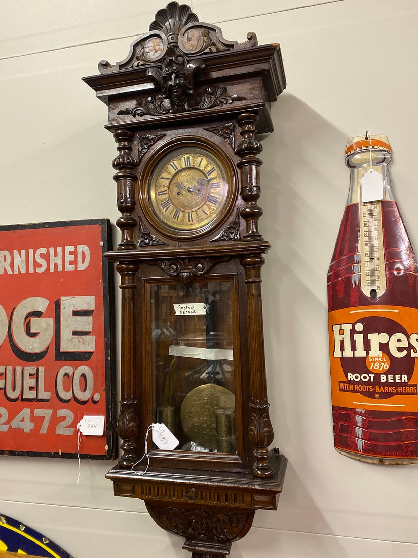 Gustav Becker Antique Wall Clock (1 of 4)